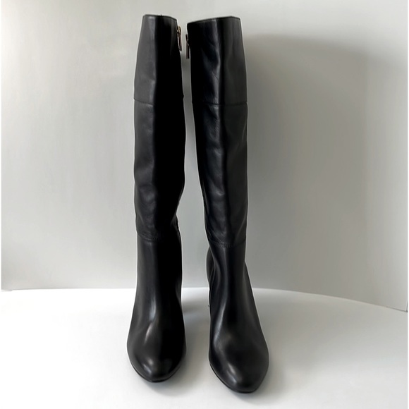 Isola 'Coralie' Leather Over the Knee Block Heel Boots, Black, size 8M - Picture 5 of 15